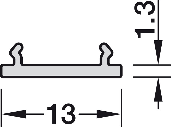 Difuzor LOOX5, 13mm, Černý, PC, 3m